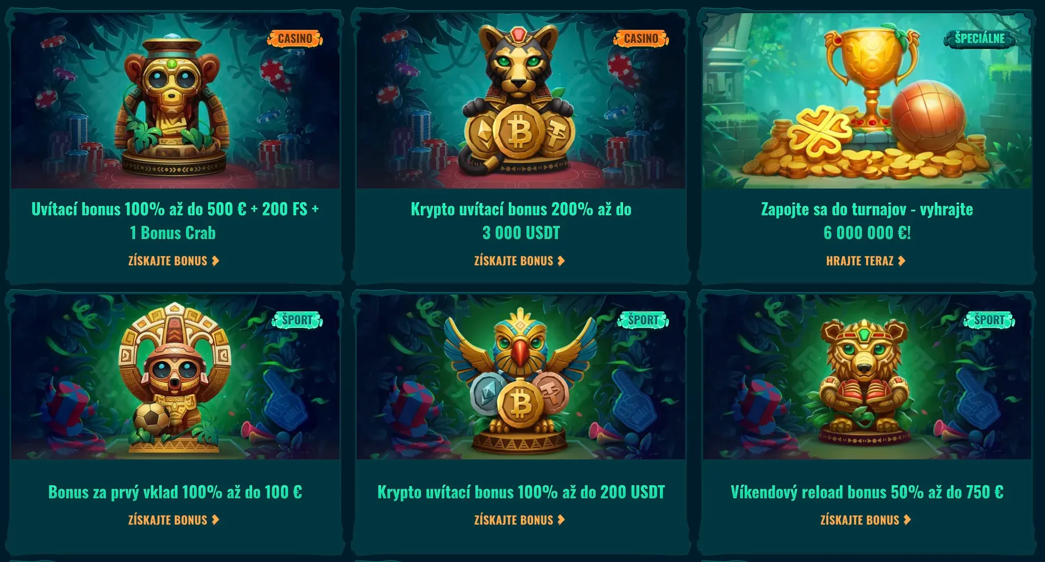 Propagácie v Spinanga casino